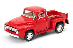 Miniatūrais modelis Kismart1956 Ford F-100 Pickup, 1:38, sarkans cena un informācija | Rotaļlietas zēniem | 220.lv
