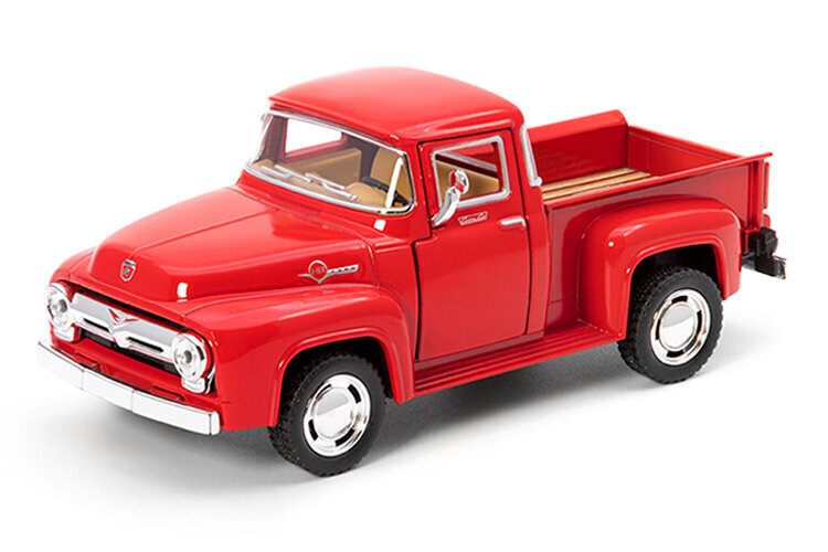 Miniatūrais modelis Kismart1956 Ford F-100 Pickup, 1:38, sarkans цена и информация | Rotaļlietas zēniem | 220.lv