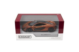 Miniatūrais modelis Kismart McLaren P1, oranžs cena un informācija | Rotaļlietas zēniem | 220.lv