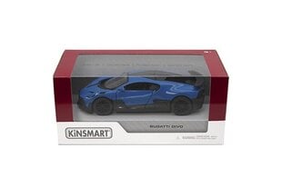 Miniatūrais modelis Kismart Bugatti Divo, 1:38, zils цена и информация | Игрушки для мальчиков | 220.lv