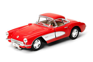 Miniatūrais modelis Kismart 1957 Chevrolet Corvette,1:34, sarkans cena un informācija | Rotaļlietas zēniem | 220.lv