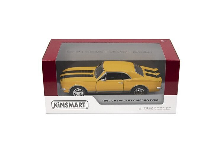 Miniatūrais modelis Kismart 1967 Chevrolet Camaro Z/28, 1:37 цена и информация | Rotaļlietas zēniem | 220.lv