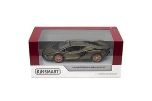 Miniatūrais modelis Kismart Lamborghini Sian FKP 37, 1:40, zaļš цена и информация | Игрушки для мальчиков | 220.lv