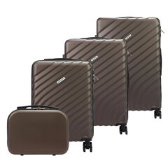 Набор чемоданов Gregorio W6007#14 14/20/24/28 цена и информация | Чемоданы, дорожные сумки | 220.lv
