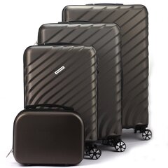 Набор чемоданов Gregorio W6007#14 14/20/24/28 цена и информация | Чемоданы, дорожные сумки  | 220.lv