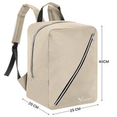 рюкзак Granori, 40x20x25 см, Ryanair, ручная кладь, бежевый цена и информация | Рюкзаки и сумки | 220.lv