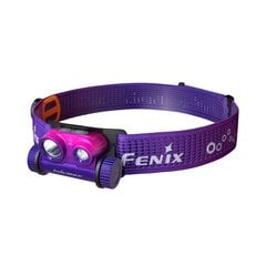 Kabatas lukturītis uz galvas Fenix ​​​​HM65R-DT, Violeta cena un informācija | Lukturi | 220.lv