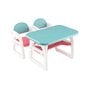 Bērnu galda un 2 krēslu komplekts Costway, zils cena un informācija | Bērnu krēsliņi un bērnu galdiņi | 220.lv