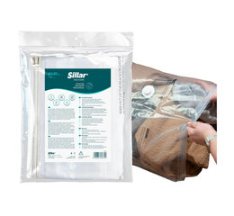 Вакуумный мешок Sillar для одежды 60 x 80- 1 шт. цена и информация | Мешки для одежды, вешалки | 220.lv