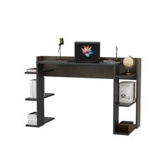 Стол Asir, 122,7х77х45 см, коричневый/черный цена и информация | Компьютерные, письменные столы | 220.lv