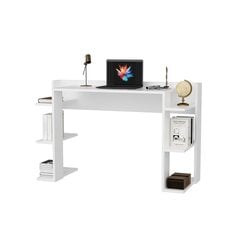 Стол Asir, 122,7х77х45 см, белый цена и информация | Компьютерные, письменные столы | 220.lv