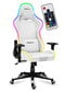 Spēļu krēsls Huzaro Force 6.2 RGB, balta cena un informācija | Biroja krēsli | 220.lv
