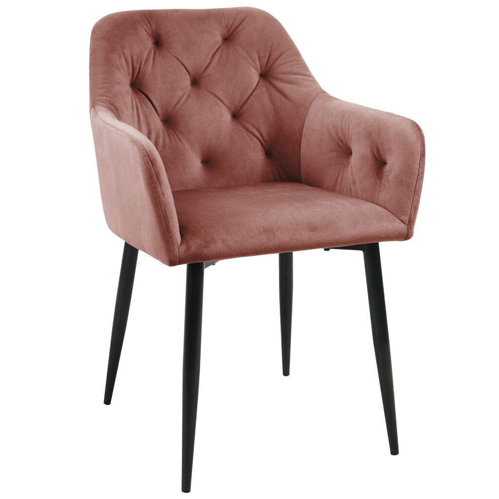 2 krēslu komplekts Akord SJ.030, rozā krāsā cena un informācija | Virtuves un ēdamistabas krēsli | 220.lv