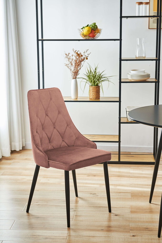 2 krēslu komplekts Akord SJ.054, rozā krāsā cena un informācija | Virtuves un ēdamistabas krēsli | 220.lv