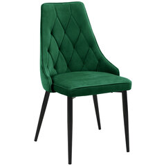 2 krēslu komplekts Akord SJ.054, zaļš cena un informācija | Virtuves un ēdamistabas krēsli | 220.lv