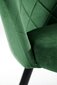 2 krēslu komplekts Akord SJ.077, zaļš cena un informācija | Virtuves un ēdamistabas krēsli | 220.lv