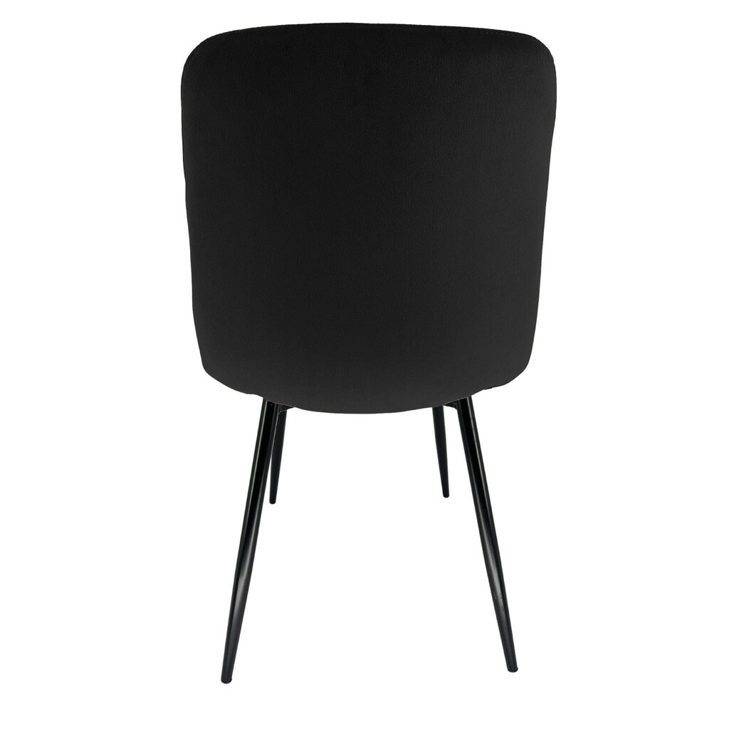 2 krēslu komplekts Akord SJ.9, melns cena un informācija | Virtuves un ēdamistabas krēsli | 220.lv