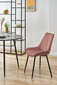 4 krēslu komplekts Akord SJ.0488, rozā krāsā cena un informācija | Virtuves un ēdamistabas krēsli | 220.lv