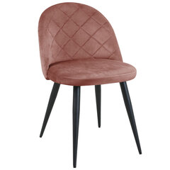 4 krēslu komplekts Akord SJ.077, rozā krāsā cena un informācija | Virtuves un ēdamistabas krēsli | 220.lv