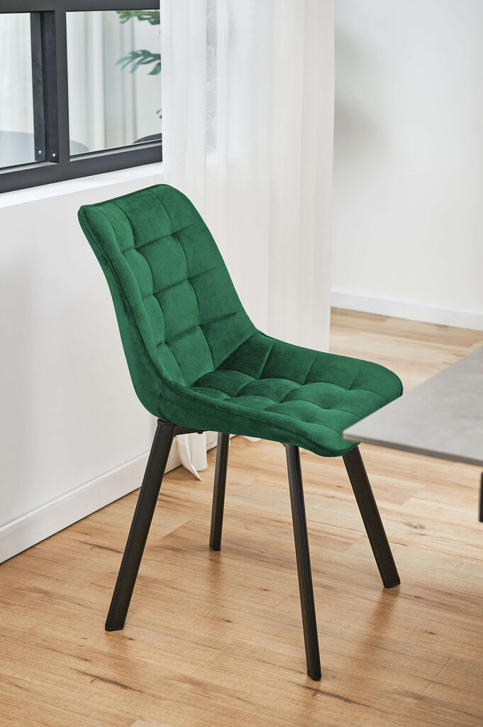 4 krēslu komplekts Akord SJ.28, zaļš cena un informācija | Virtuves un ēdamistabas krēsli | 220.lv