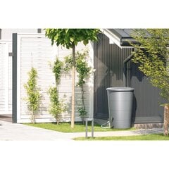 Бак для дождевой воды 200 л, серый цена и информация | Уличные контейнеры, контейнеры для компоста | 220.lv