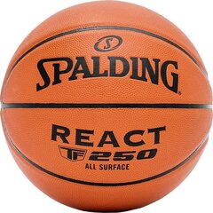 Баскетбольный мяч Spalding React TF-250, размер 6 цена и информация | Баскетбольные мячи | 220.lv