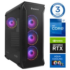 Intop Aqua i7-14700F 64GB DDR5 1TB SSD M.2 NVME RTX4070 12GB no-OS cena un informācija | Stacionārie datori | 220.lv