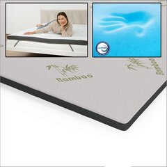 Memory foam matracis ar bambusa pārvalku 3D Air 100x200 cm cena un informācija | Virsmatrači | 220.lv