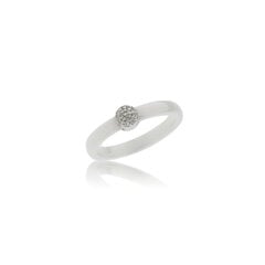 Серебряное кольцо с керамикой цена и информация | Кольца | 220.lv