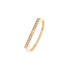 Золотое кольцо с бриллиантом цена и информация | Кольца | 220.lv