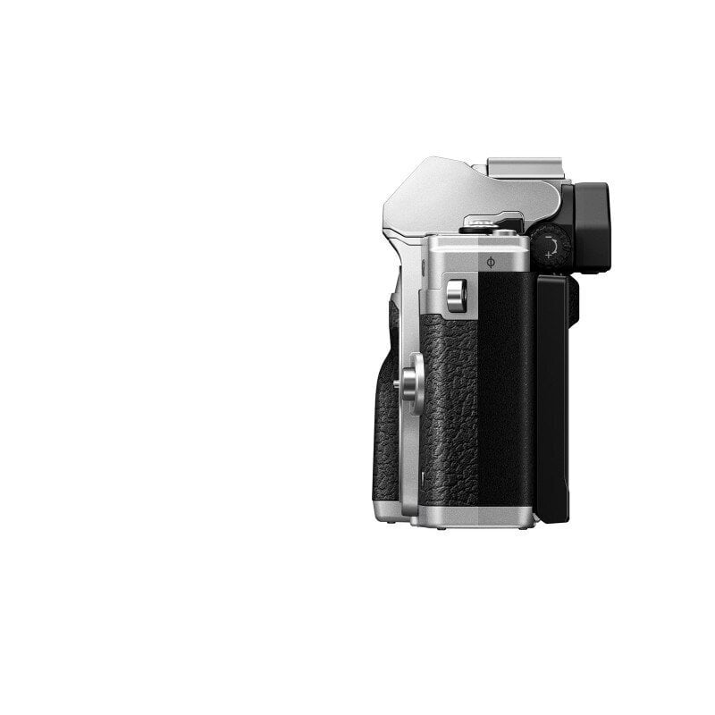 Olympus OM-D E‑M10 Mark IV + ED 14-42 mm + ED 40-150 mm Zilver cena un informācija | Digitālās fotokameras | 220.lv