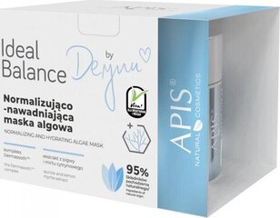 apis ideal balance by deynn, нормализующая и увлажняющая маска с водорослями 100 г цена и информация | Маски для лица, патчи для глаз | 220.lv