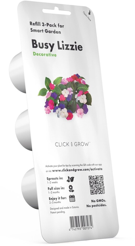 Vallera balzamīne Click & Grow Smart Garden refill, komplektā 3 produkti цена и информация | Diedzēšanas trauki, augu lampas | 220.lv