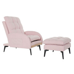 Viesistabas krēsls vidaXL, rozā цена и информация | Кресла в гостиную | 220.lv