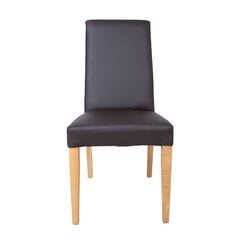 Комплект из 2 обеденных стульев PAU 54x44xH96см, темно коричневый цена и информация | Стулья для кухни и столовой | 220.lv
