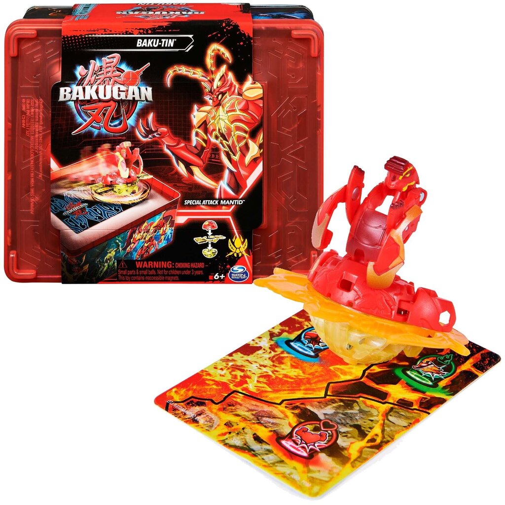 Figūra ar kartēm Spin Master Bakugan Legends Baku-Tin Special Attack Mantid  цена | 220.lv