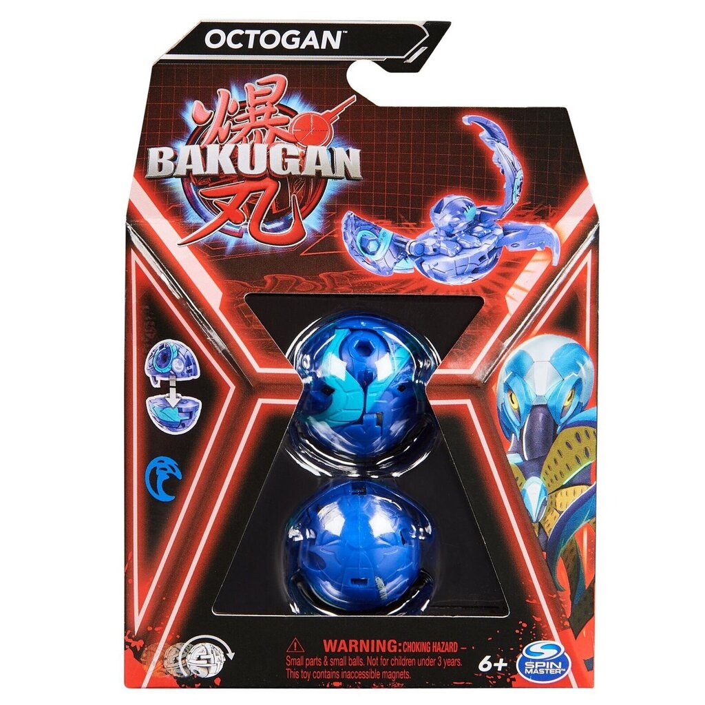 Figūra ar kartēm Spin Masters, Bakugan Octogan Blue, zila cena un informācija | Rotaļlietas zēniem | 220.lv