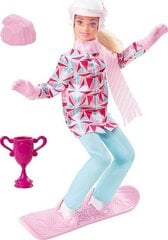 кукла-сноубордистка barbie цена и информация | Игрушки для девочек | 220.lv