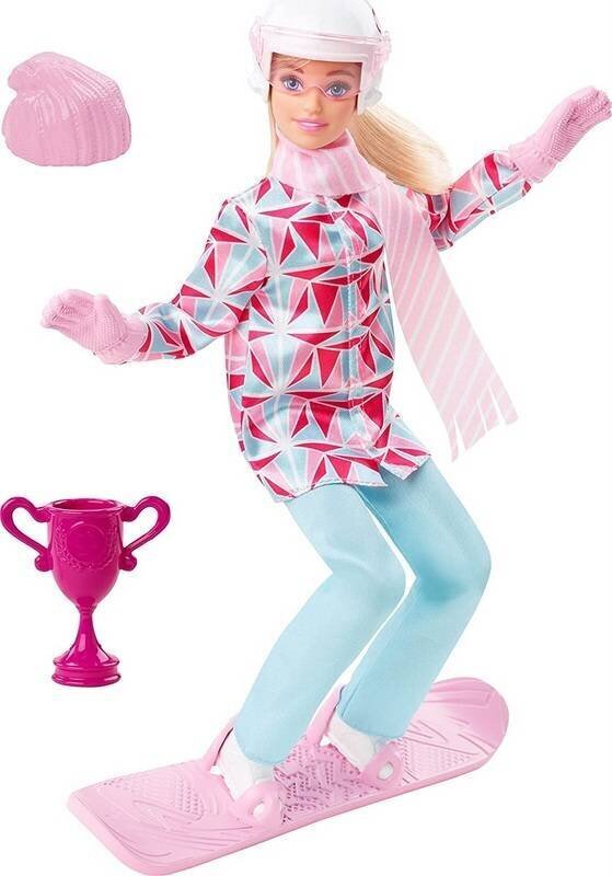 Lelle Barbie Winter Sports, Snovbordists цена и информация | Rotaļlietas meitenēm | 220.lv