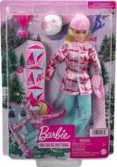 Lelle Barbie Winter Sports, Snovbordists cena un informācija | Rotaļlietas meitenēm | 220.lv