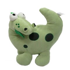 Plīša rotaļlieta dinozaurs, zaļš, 25 cm cena un informācija | Mīkstās (plīša) rotaļlietas | 220.lv