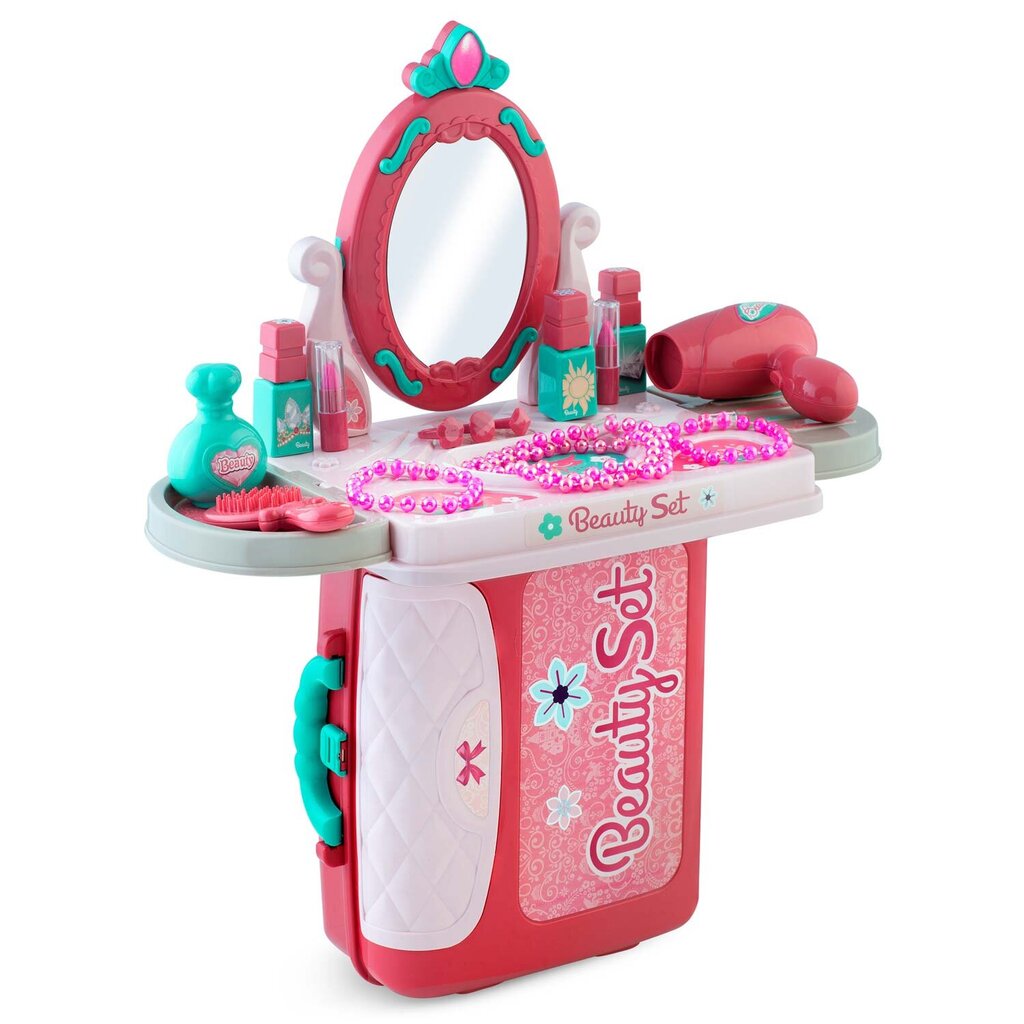 Kosmētikas galdiņa koferis meitenēm ar spoguli Ricokids 773200 cena un informācija | Rotaļlietas meitenēm | 220.lv