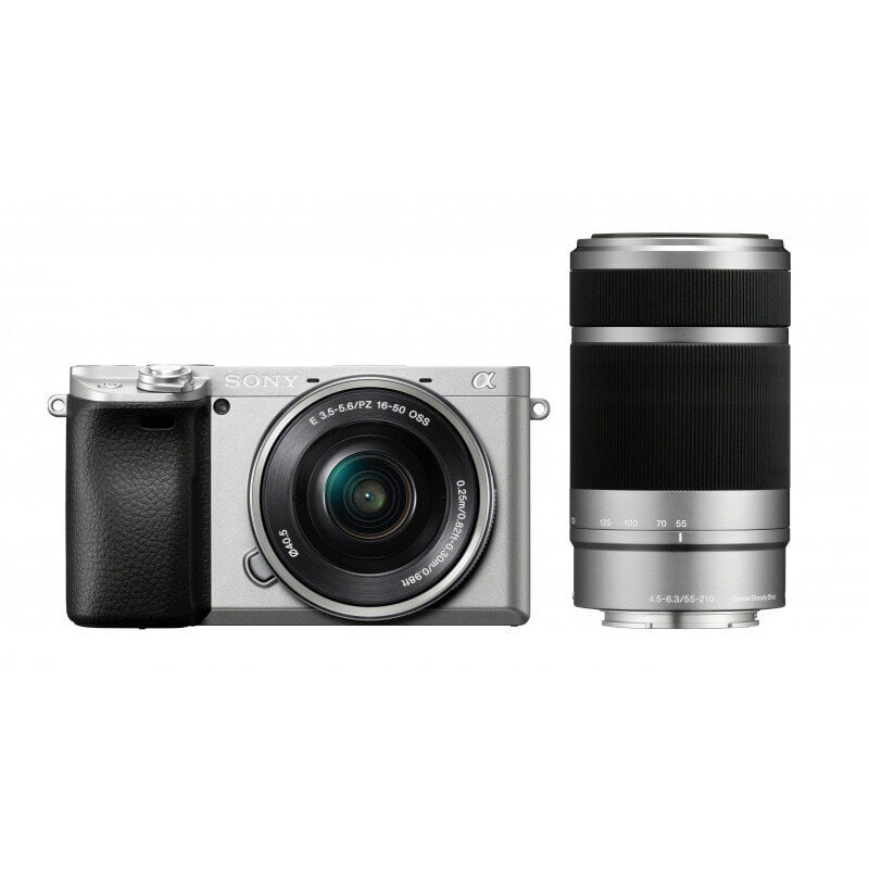 Sony A6400 + 16-50 mm OSS + 55–210 mm OSS цена и информация | Digitālās fotokameras | 220.lv