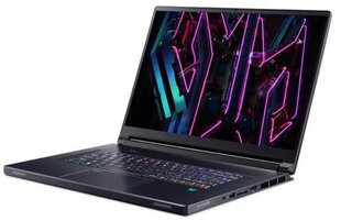 Notebook|ACER|Predator|TRITON 17 X|PTX17-71-9145|CPU Core i9|i9-13900HX|2200 MHz|17&quot;|2560x1600|RAM 64GB|DDR5|SSD 4TB|NVIDIA GeForce RTX 4090|16GB|ENG|Card Reader SD|Windows 11 Home|Black|2.99 kg|NH.QK3EL.002 Портативный компьютер цена и информация | Ноутбуки | 220.lv