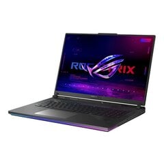 Notebook|ASUS|ROG Strix|SCAR 18|G834JYR-R6052W|CPU Core i9|i9-14900HX|2200 MHz|18&quot;|2560x1600|RAM 16GB|DDR5|5600 MHz|SSD 1TB+1TB|GeForce RTX 4090|16GB|ENG|Windows 11 Home|Black|3.1 kg|90NR0IP2-M003X0 Portatīvais dators cena un informācija | Portatīvie datori | 220.lv