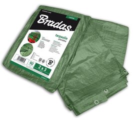 Pastiprināts dārza tents Bradas Green, 4 x 5 m, 90 g m2, komplektā 2 produkti cena un informācija | Dārza instrumenti | 220.lv