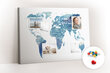 Korķa dēlis Pasaules karte, 100x70 cm cena un informācija | Kancelejas preces | 220.lv