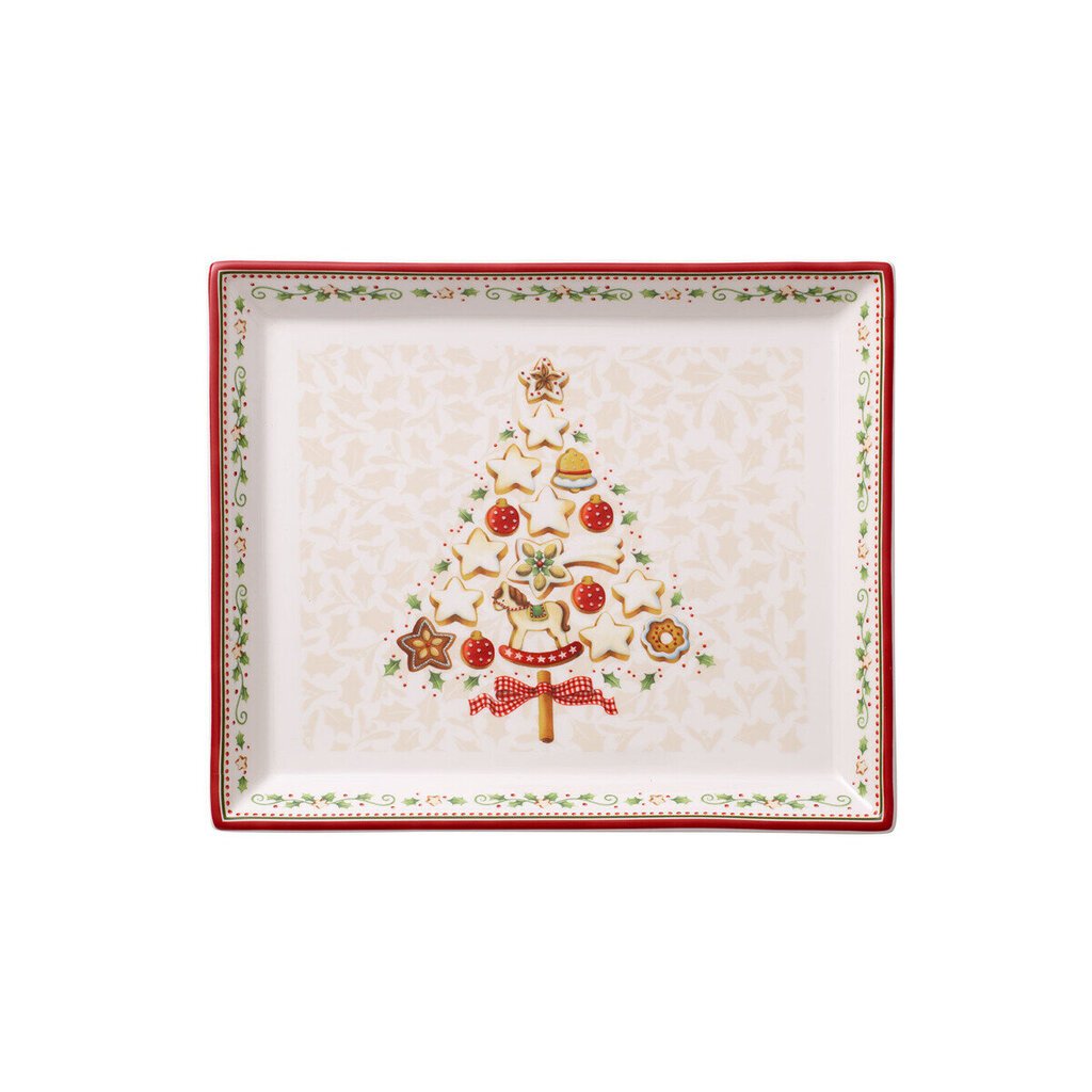 Villeroy & Boch Winter Bakery šķīvis, 22,5x27cm cena un informācija | Trauki, šķīvji, pusdienu servīzes | 220.lv