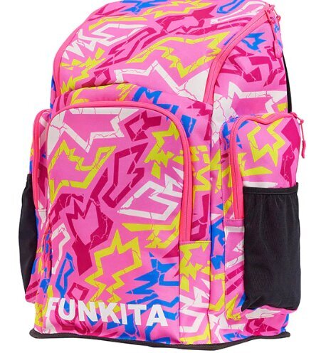 Mugursoma peldēšanas aprīkojumam Funky Space Case Backpack Rock Star, 40L, rozā cena un informācija | Sporta somas un mugursomas | 220.lv