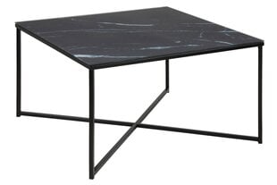 Falchetto melnais marmora galds 80x80 cm cena un informācija | Žurnālgaldiņi | 220.lv